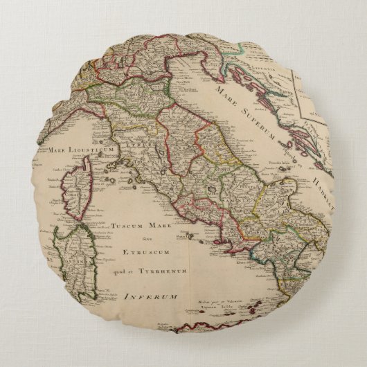 イタリア16 ラウンドクッション (正面)