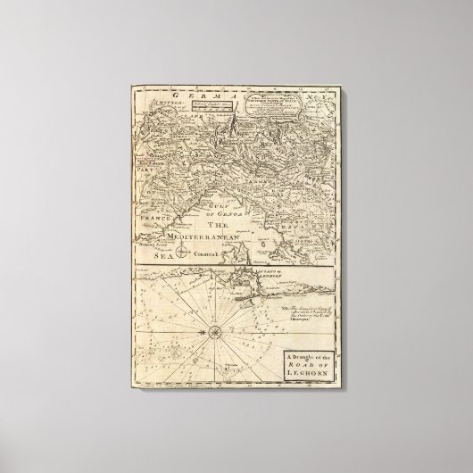 イタリア17 キャンバスプリント (正面)