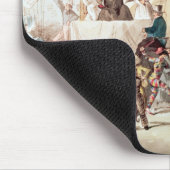 イタリア1830年のサーカスの行列 マウスパッド (コーナー)