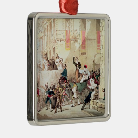 イタリア1830年のサーカスの行列 メタルオーナメント (右)