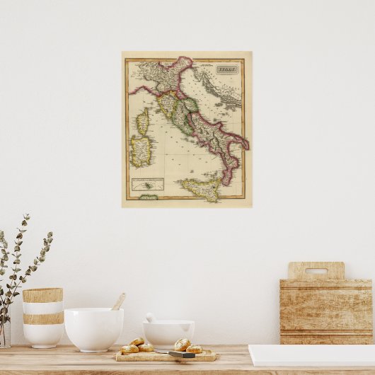 イタリア18 ポスター (キッチン)