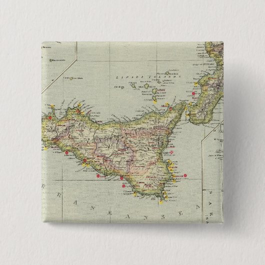 イタリア19 缶バッジ (正面)