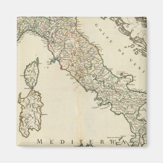 イタリア21 マグネット (正面)