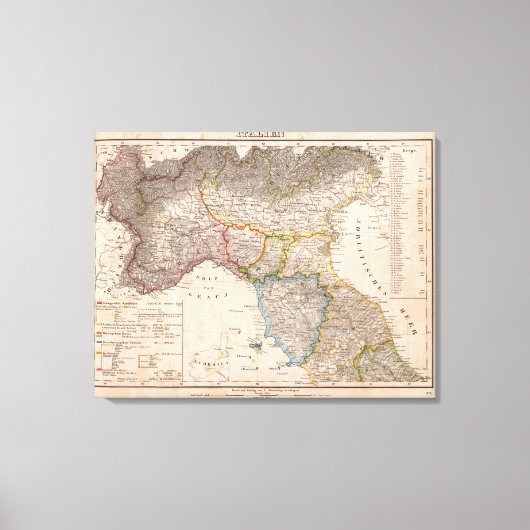 イタリア24 キャンバスプリント (正面)