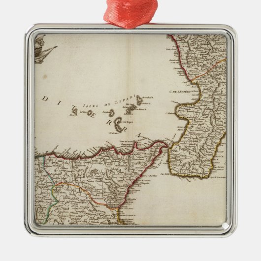 イタリア25 メタルオーナメント (正面)