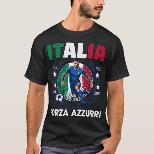 イタリア4スターカンピオンデルモンド Tシャツ (正面)