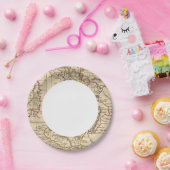 イタリア4 ペーパープレート (パーティー)