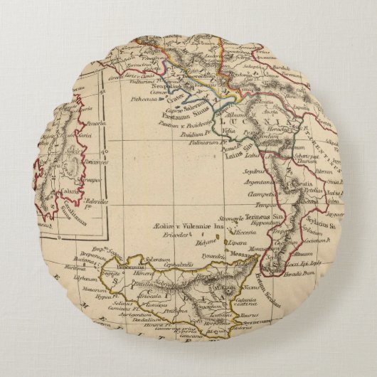 イタリア4 ラウンドクッション (正面)