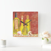 イタリア701の味Liz Revit Square Wall Clock スクエア壁時計 (ホーム)