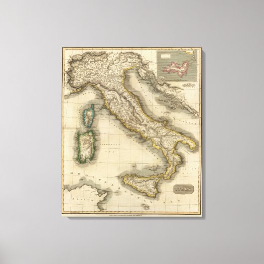 イタリア8 キャンバスプリント (正面)