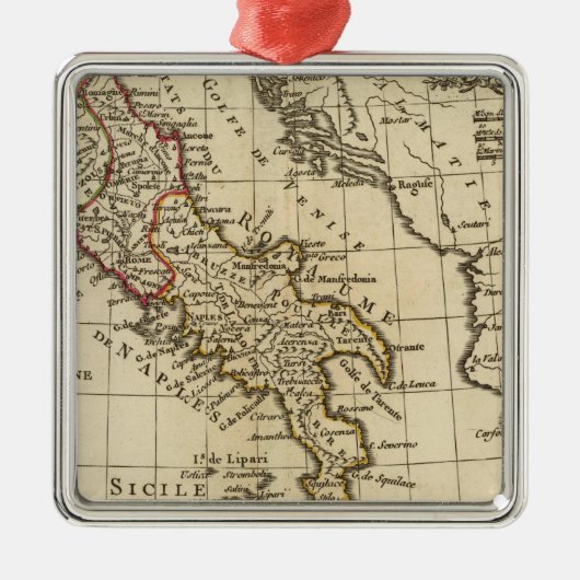 イタリア9 メタルオーナメント (正面)