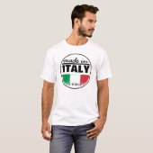 … "イタリア"で作られる Tシャツ (正面フル)