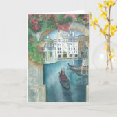 "イタリア"の挨拶状 カード (黄色い花)