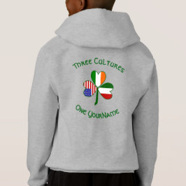 イタリア・アイリッシュ・アメリカン シャムロック フラッグ パーソナライズド
