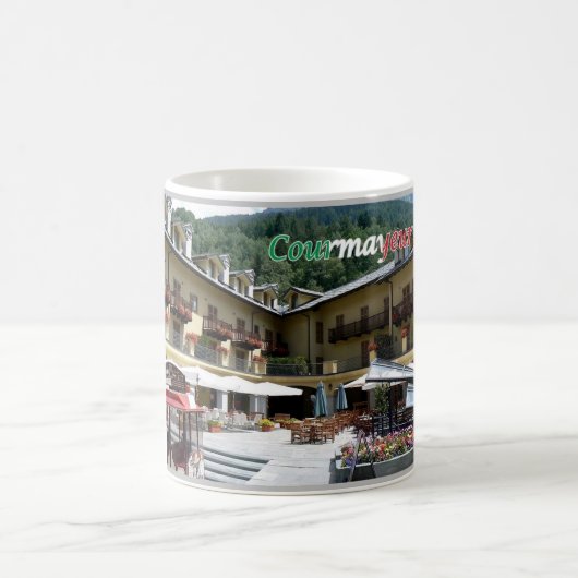 イタリア – アオスタバレークールマイユ – コーヒーマグカップ (中央)