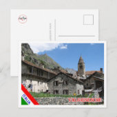 イタリア – アオスタバレー – Valgrisenche - ポストカード (正面/裏面)