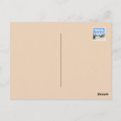 イタリア,アオスタ大聖堂ファサード, ポストカード (裏面)