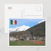 イタリア - アオスタ渓谷 - コーニェ - ポストカード (正面/裏面)