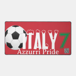 イタリア アズールリ プライド: アチェンポング 2026 ワールドカップ カスタムデザイングッズ デスクマット