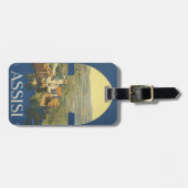 イタリア，アッシジのヴィンテージ旅行ポスター ラゲッジタグ (正面横)