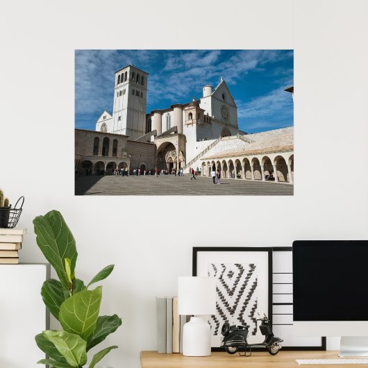 イタリア,アッシジ ポスター (ホームオフィス)