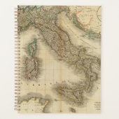 イタリア・アトラスの地図 プランナー手帳 (正面)