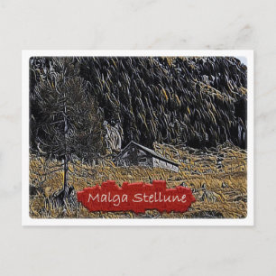 イタリア – アルパインハットMalga Stellune - Dolomiti - ポストカード