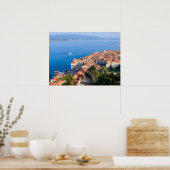 イタリア,アロナとマッジョーレ湖のパノラマビュー ポスター (キッチン)