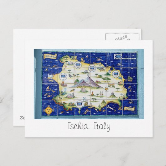 イタリア・イスキア島のポストカード ポストカード (正面/裏面)