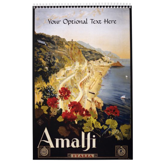 イタリア/イタリアのカスタムのカレンダー カレンダー (カバー)