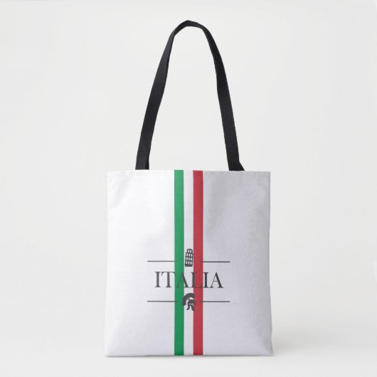 イタリア - イタリアのシンボル トートバッグ (正面)
