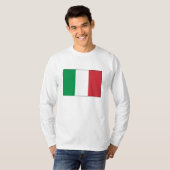イタリア-イタリアンな国旗 Tシャツ (正面フル)