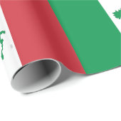 イタリア-イタリアンな旗の地図 ラッピングペーパー (ロールコーナー)