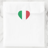 イタリア/イタリアン国旗 ハートシール (バッグ)