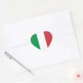 イタリア/イタリアン国旗 ハートシール (封筒)
