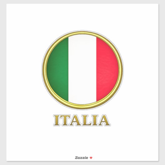 イタリア - イタリア国旗 シール (シート)
