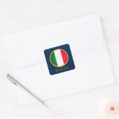 イタリア - イタリア国旗 スクエアシール (封筒)