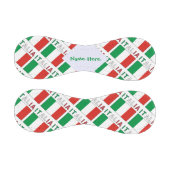 イタリア イタリア国旗 タイル グリーン パーソナライズド 野球ボール (パネル)