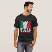 イタリア イタリア国旗 Tシャツ (正面フル)