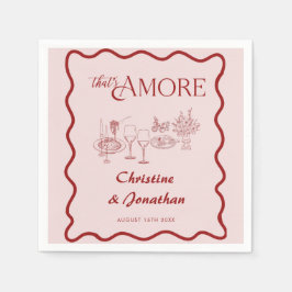 イタリア | イタリア料理 | リハーサルディナー スタンダードカクテルナプキン