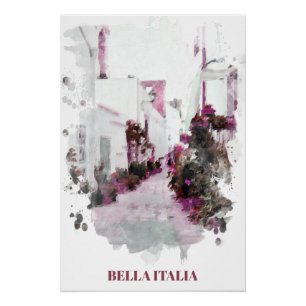 **イタリア・イタリア・プラント・通りAP12ポ芸術的スター ポスター
