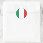 イタリア・イタリア・ユーロ・ステッカー ラウンドシール (バッグ)