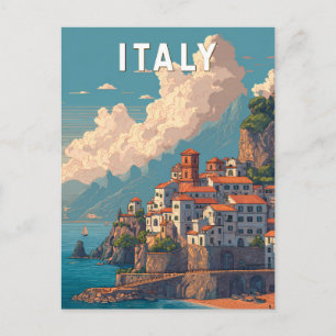 イタリア イラスト 旅行 アート ヴィンテージ ポストカード