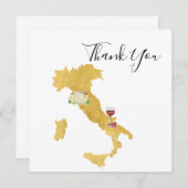 イタリア ウェディング サンクス カード (正面/裏面)