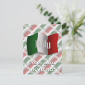 イタリア·ウェービング·フラッグ 招待状 (スタンド正面)