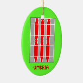 イタリア-ウンブリア州のクリスマスのオーナメント セラミックオーナメント (右)