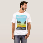 イタリア・ウンブリア州の旅行ポスター Tシャツ (正面フル)