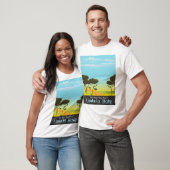 イタリア・ウンブリア州の旅行ポスター Tシャツ (ユニセックス)