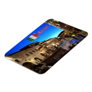 イタリア – ウンブリア – アッシジ – タウンホールスクエア – マグネット