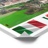 イタリア – ウンブリア – ノルシア – 私は愛 –  ポスター (角)